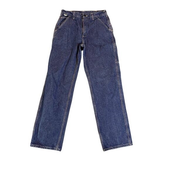 Carhartt Flame Resistant Carpenter Pants Jeans Mens Sz 32x34 FRB13-DNM NFPA 2112